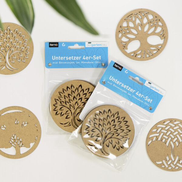 Famo Veredelungsformen Verpackungsdesign untersetzer